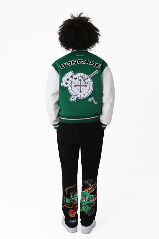 DONCARE D LOGO Varsity Jacket | Face 3 Face