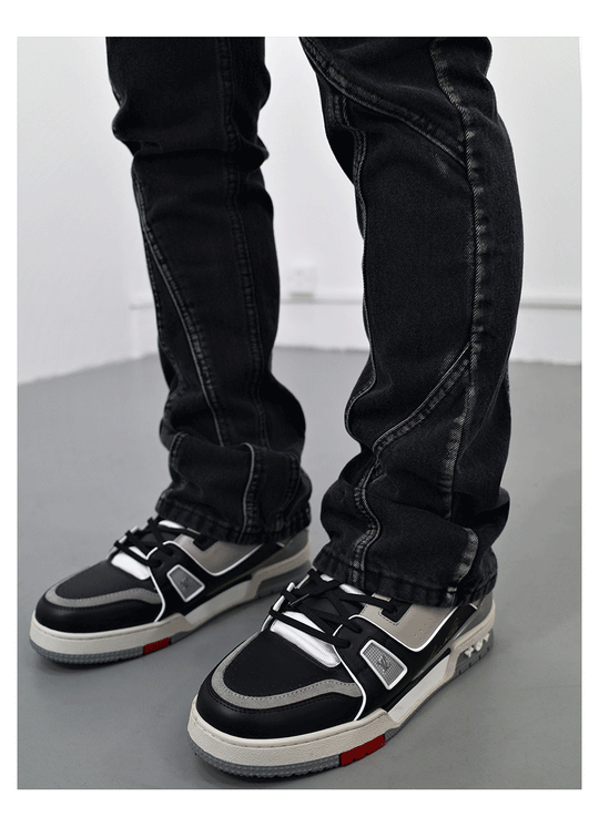 F3F Select Vintage Washed Micro Flare Denim Jeans