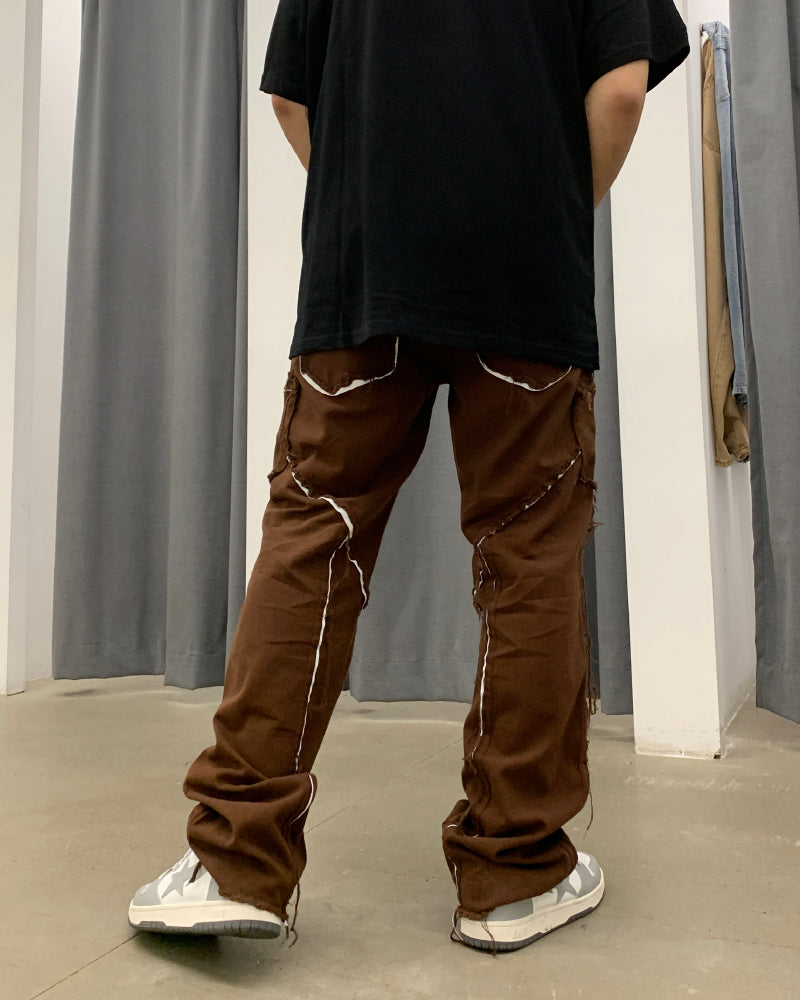 F3F Select Splicing Anti Edge Beggar Pants
