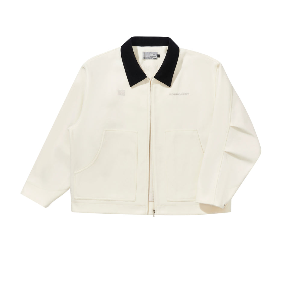 Harsh and Cruel Embroidered Logo Woolen Jacket