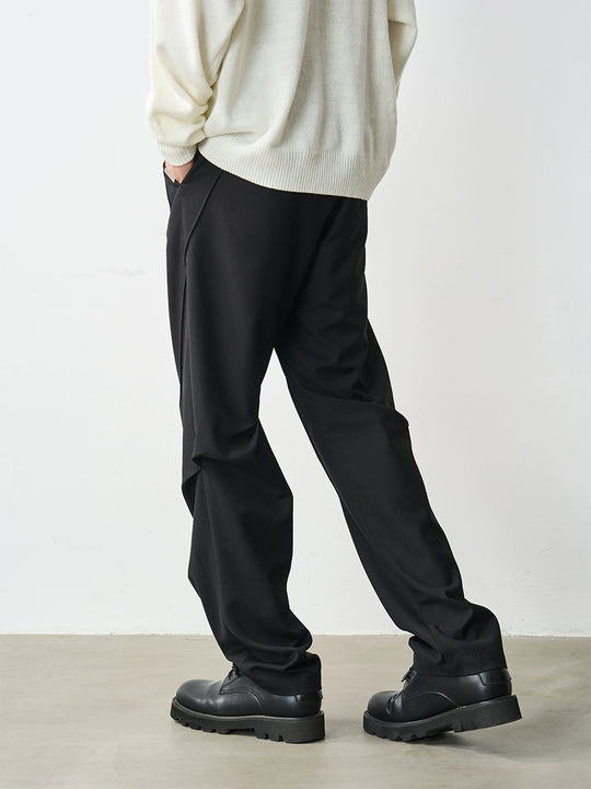 Harsh and Cruel Pleat Split & 3D Cut Suit Pants