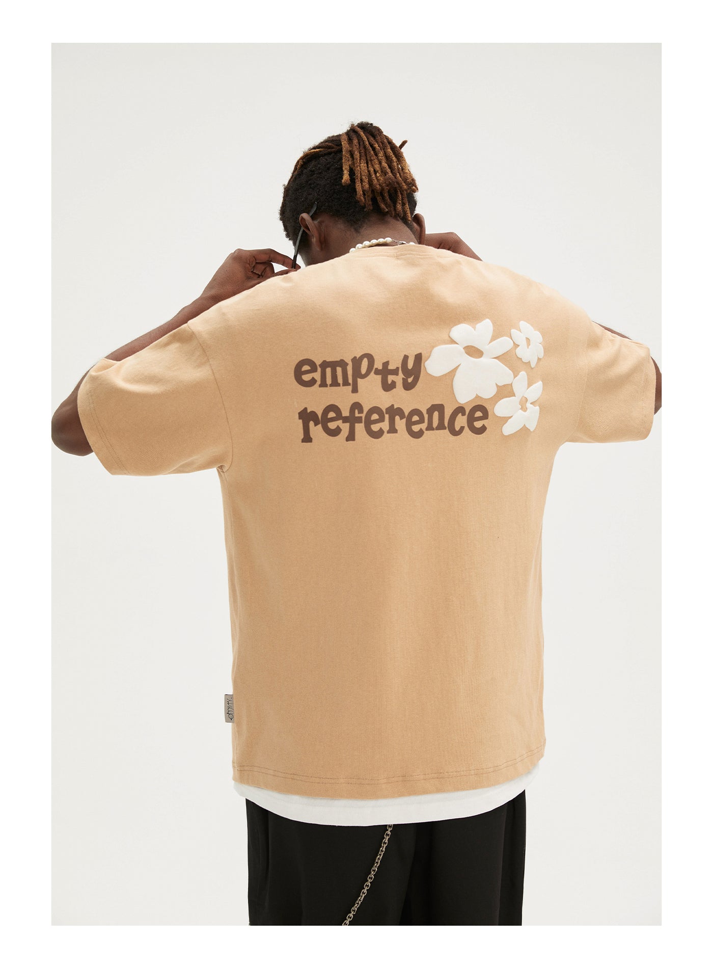 EMPTY REFERENCE Floral Letter Tee