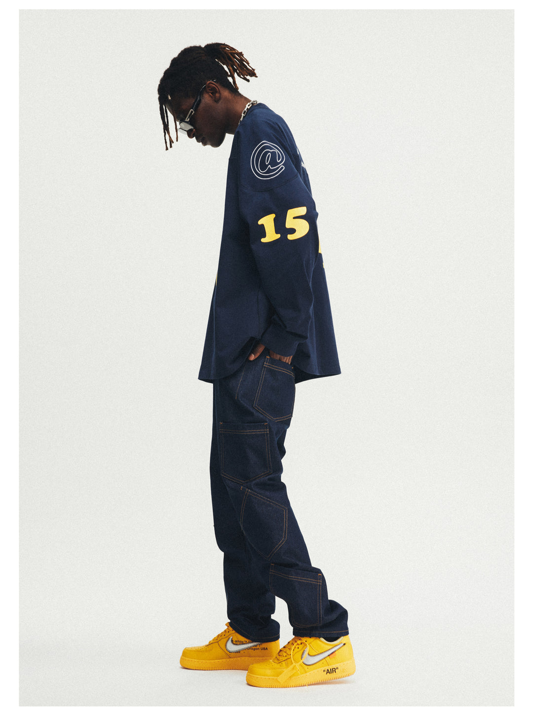 ANTIDOTE Logo Print hockey Long Sleeved Tee | Face 3 Face