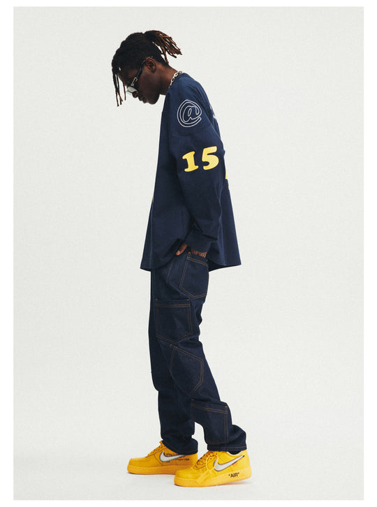 ANTIDOTE Logo Print hockey Long Sleeved Tee | Face 3 Face