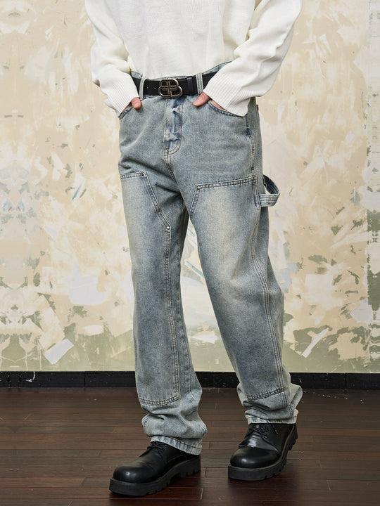 Harsh and Cruel Double Knee Straight Jeans