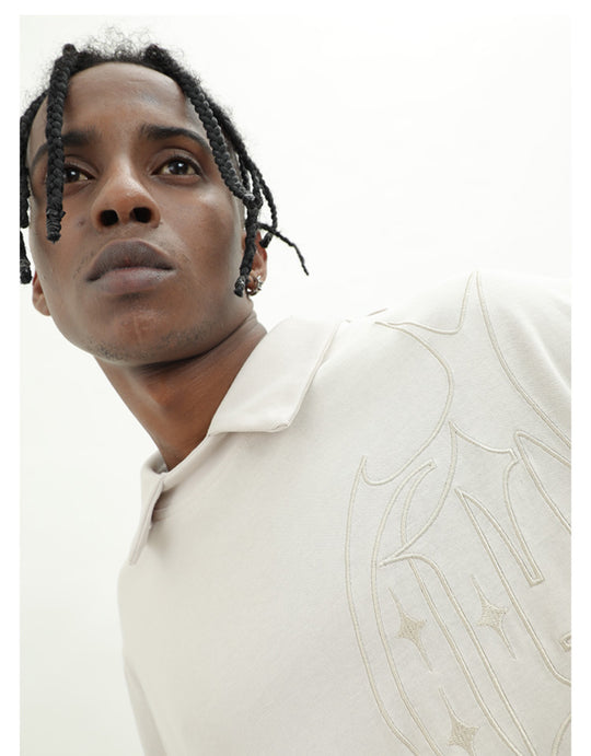 Cashrules Cross Star Logo Embroidered Polo