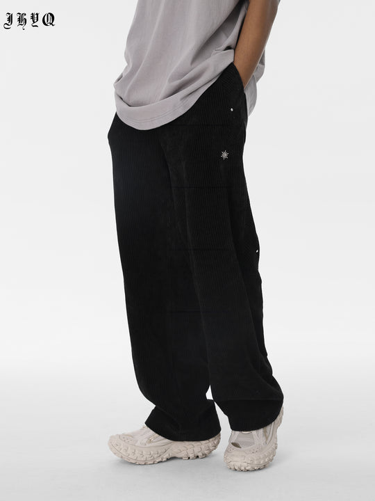 JHYQ Corduroy Smooth Wide Leg Pants