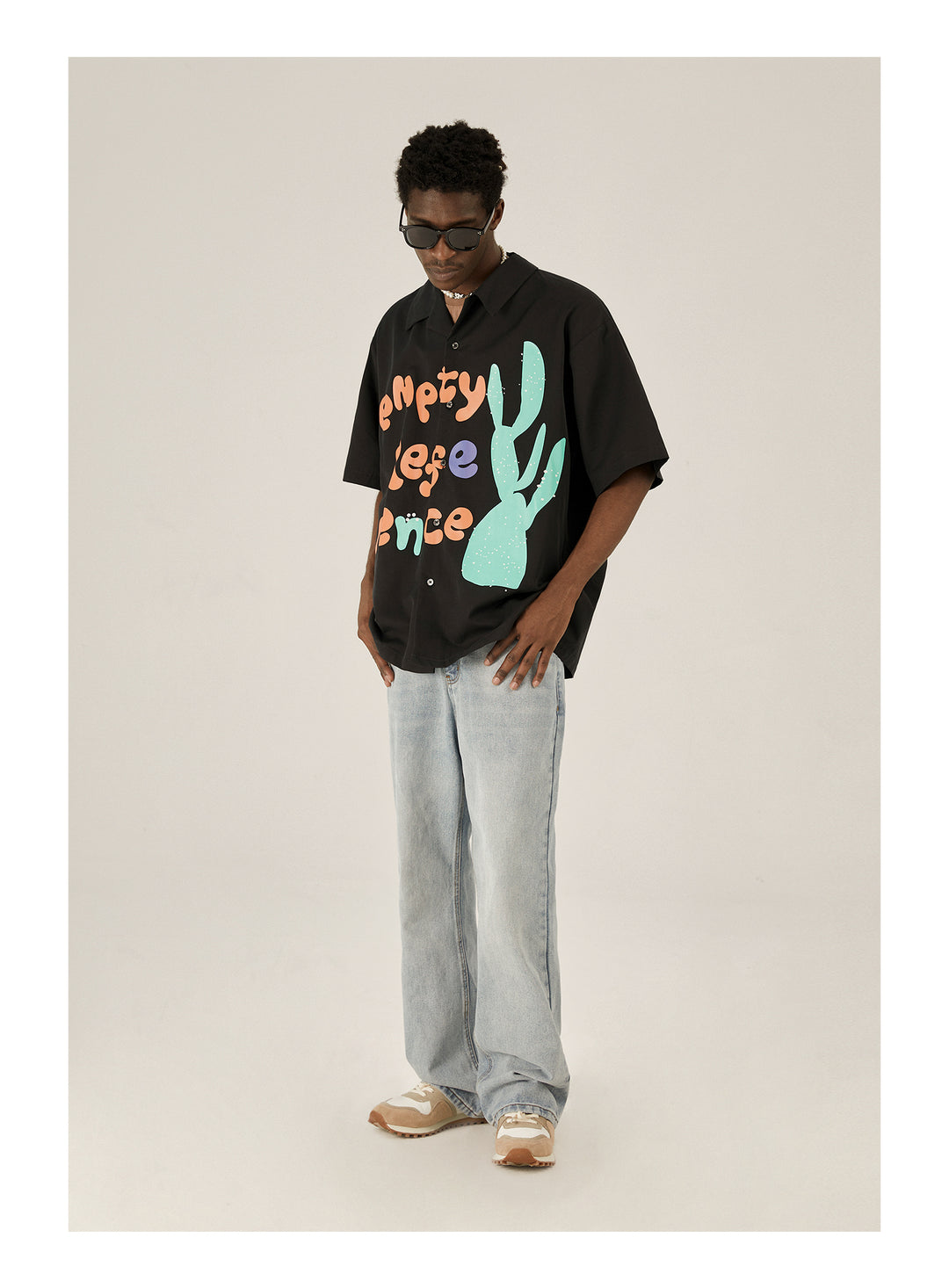 EMPTY REFERENCE Cactus Short Sleeve Shirt