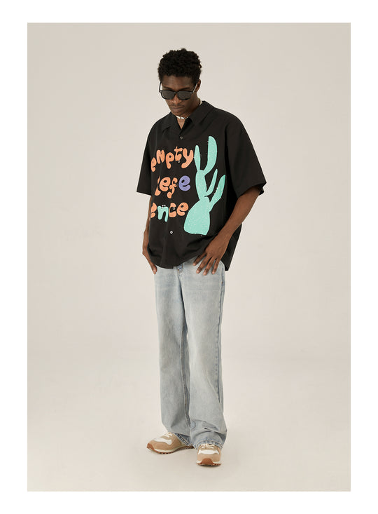 EMPTY REFERENCE Cactus Short Sleeve Shirt