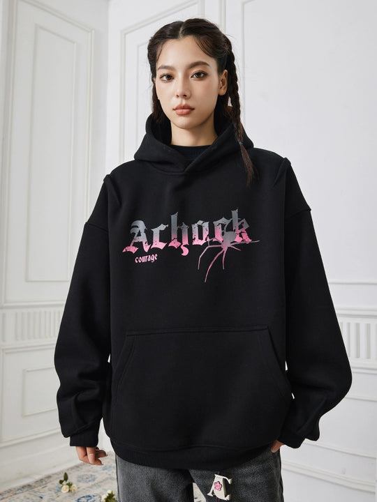 Achock Spider Print Hoodie