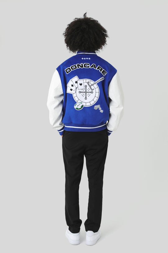 DONCARE D LOGO Varsity Jacket | Face 3 Face