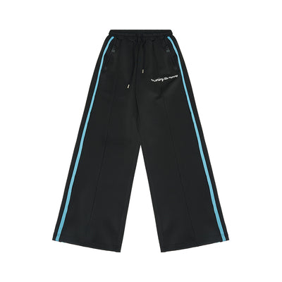 MEDM Color Matching Wide Leg Track Pants