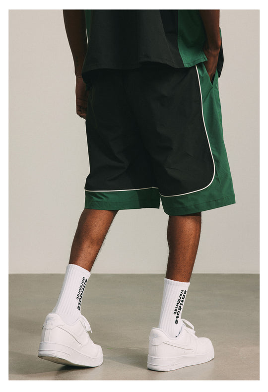 ANTIDOTE Splicing Nylon Five Part Shorts