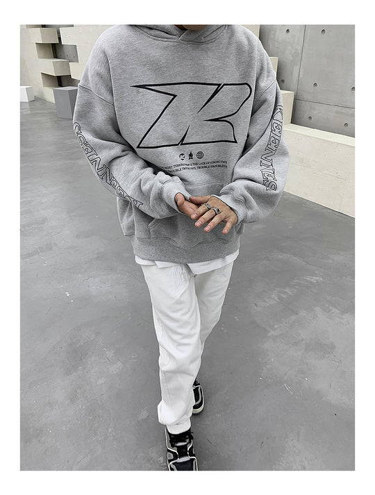 Keenness Print Hoodie