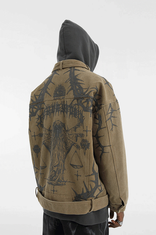 JHYQ Stand Up Collar Short Jacket