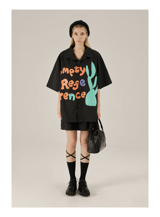 EMPTY REFERENCE Cactus Short Sleeve Shirt