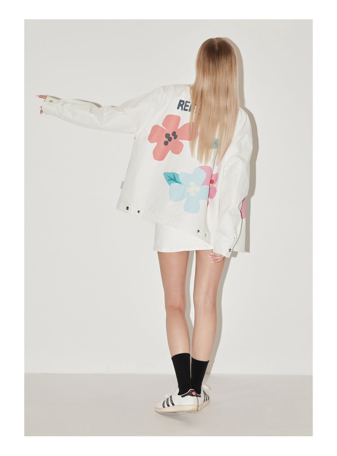 EMPTY REFERENCE Garden Floral Print Jacket