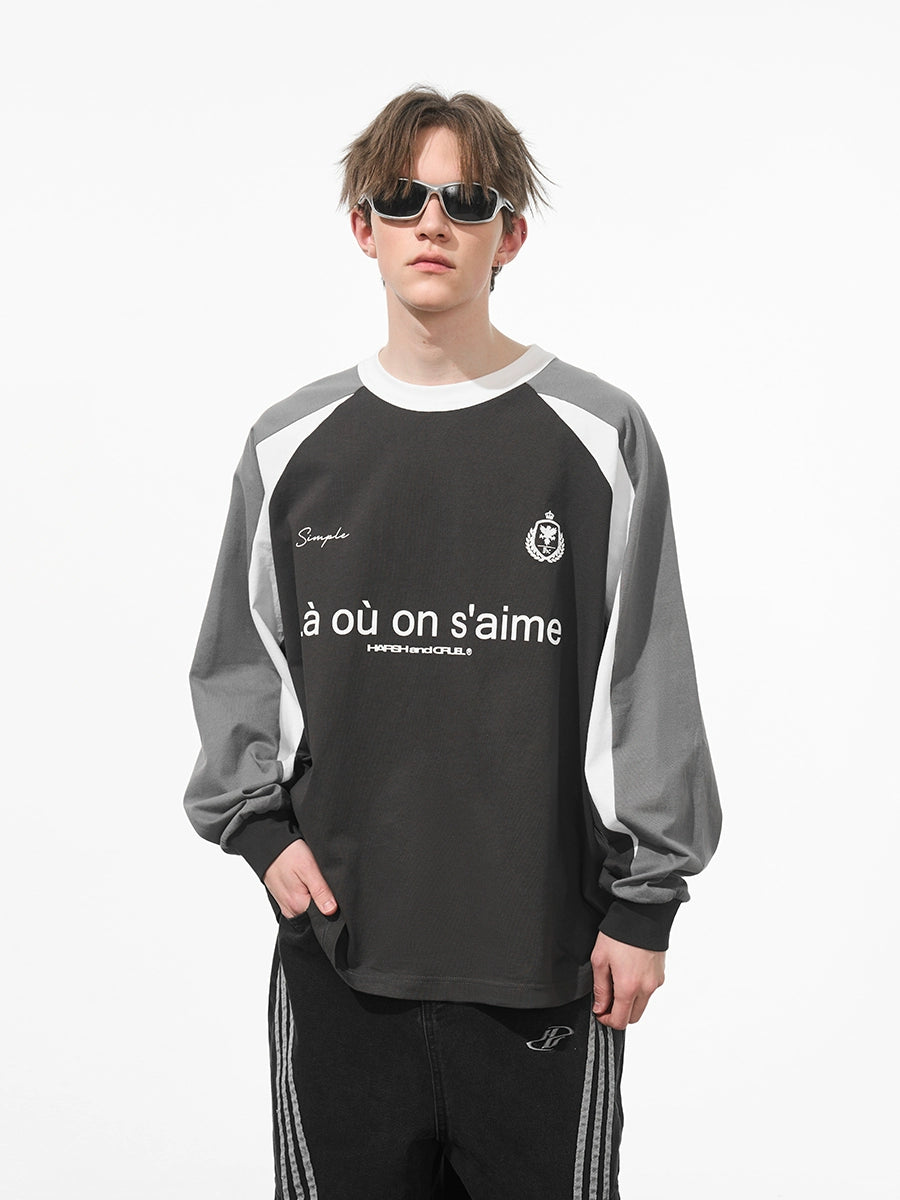 Harsh and Cruel Jersey Raglan Long Sleeve Tee