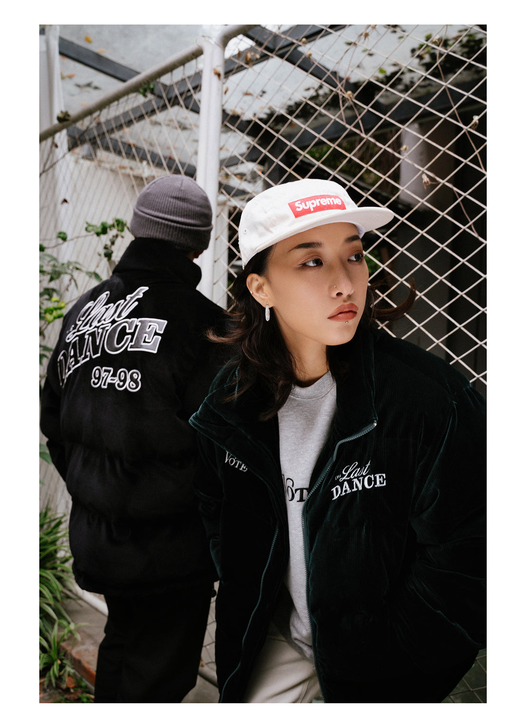 VOTE Embroidered Corduroy Jacket