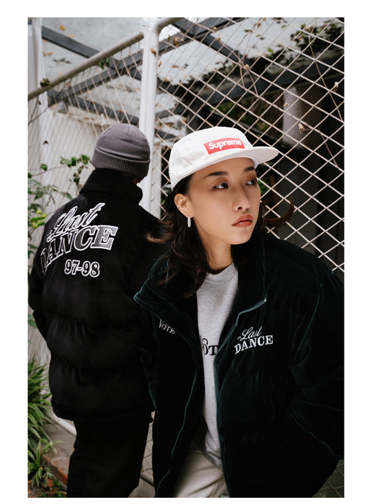 VOTE Embroidered Corduroy Jacket