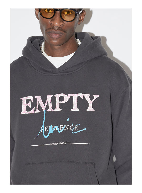 EMPTY REFERENCE Overlap Logo Hoodie