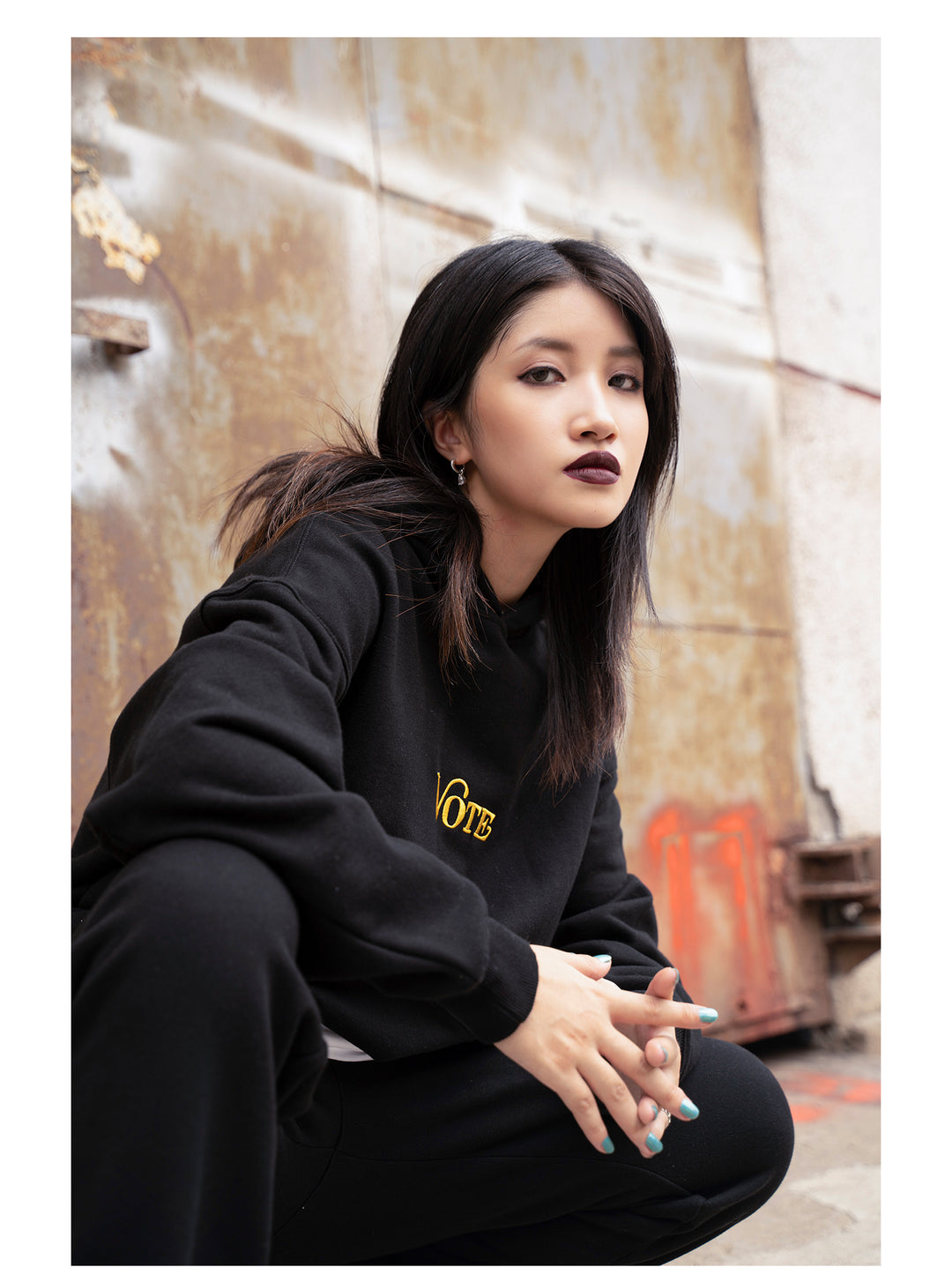 VOTE Basic Logo Hoodie