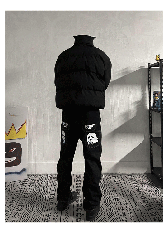 Multi Pocket Denim Jeans