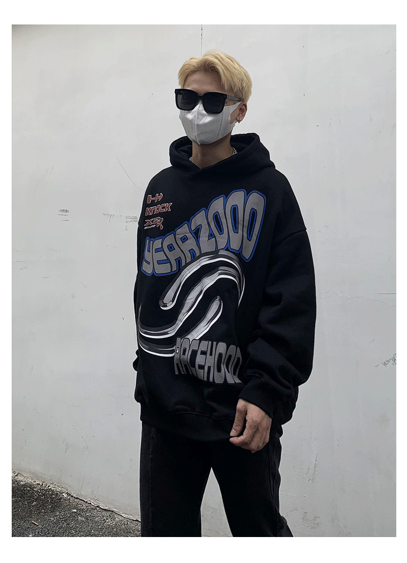 Letter Printing Hoodie