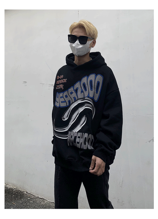 Letter Printing Hoodie