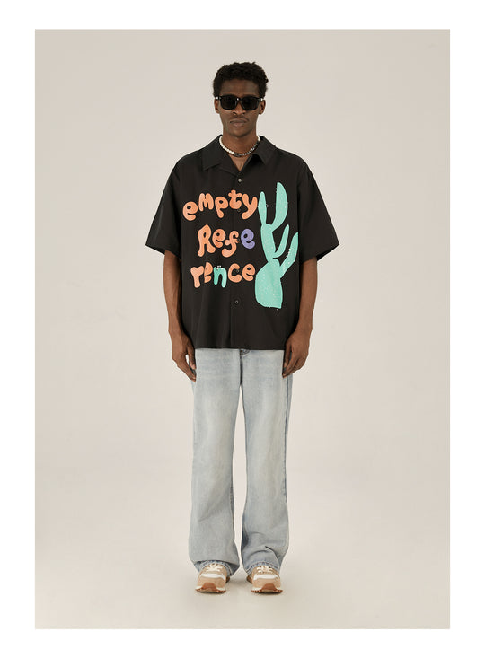 EMPTY REFERENCE Cactus Short Sleeve Shirt