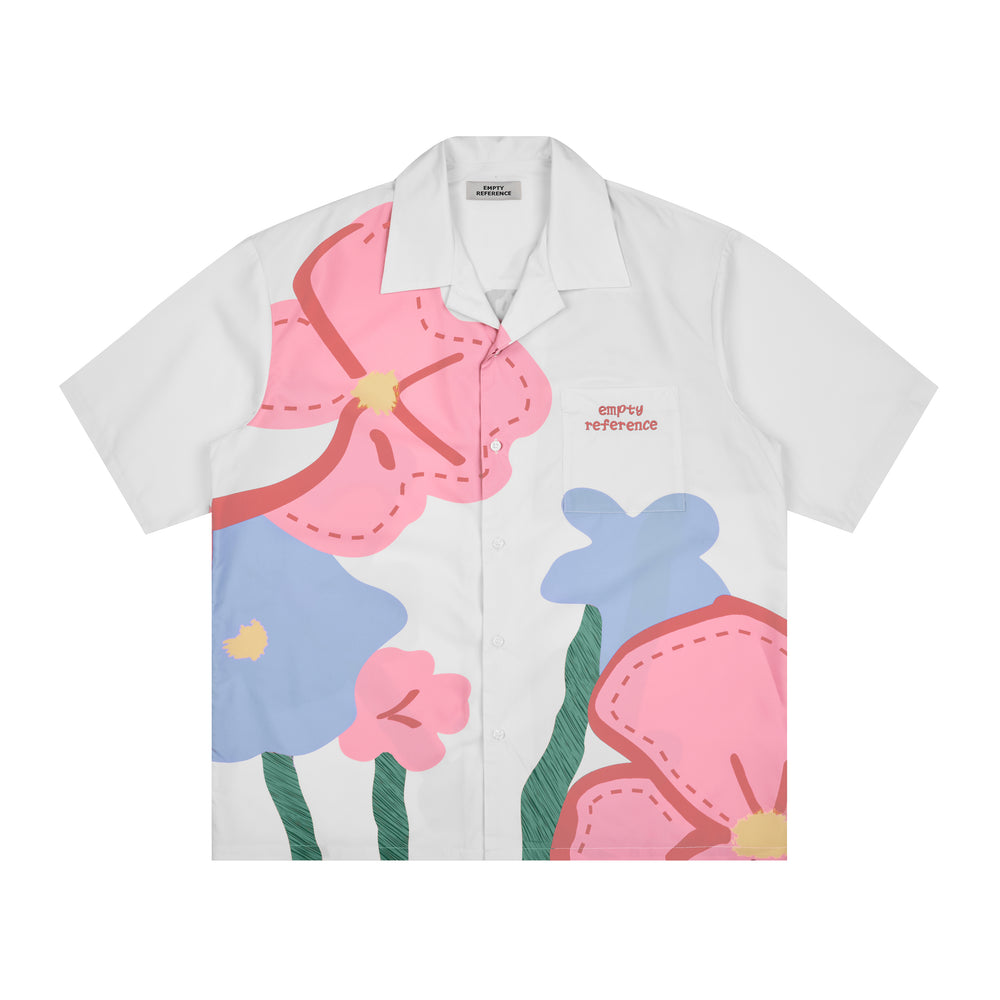 EMPTY REFERENCE Spring Flower Short Sleeve Shirt