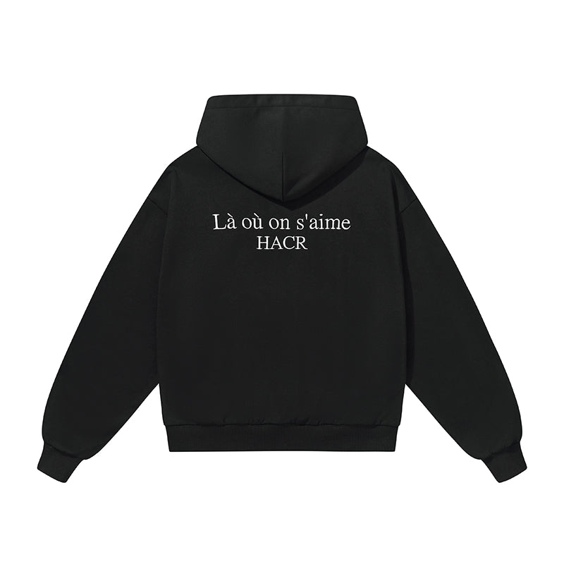 Harsh and Cruel Basic Embroidered Logo Hoodie
