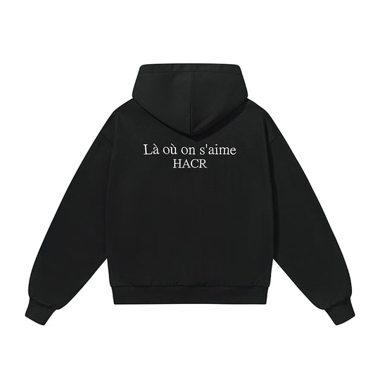 Harsh and Cruel Basic Embroidered Logo Hoodie