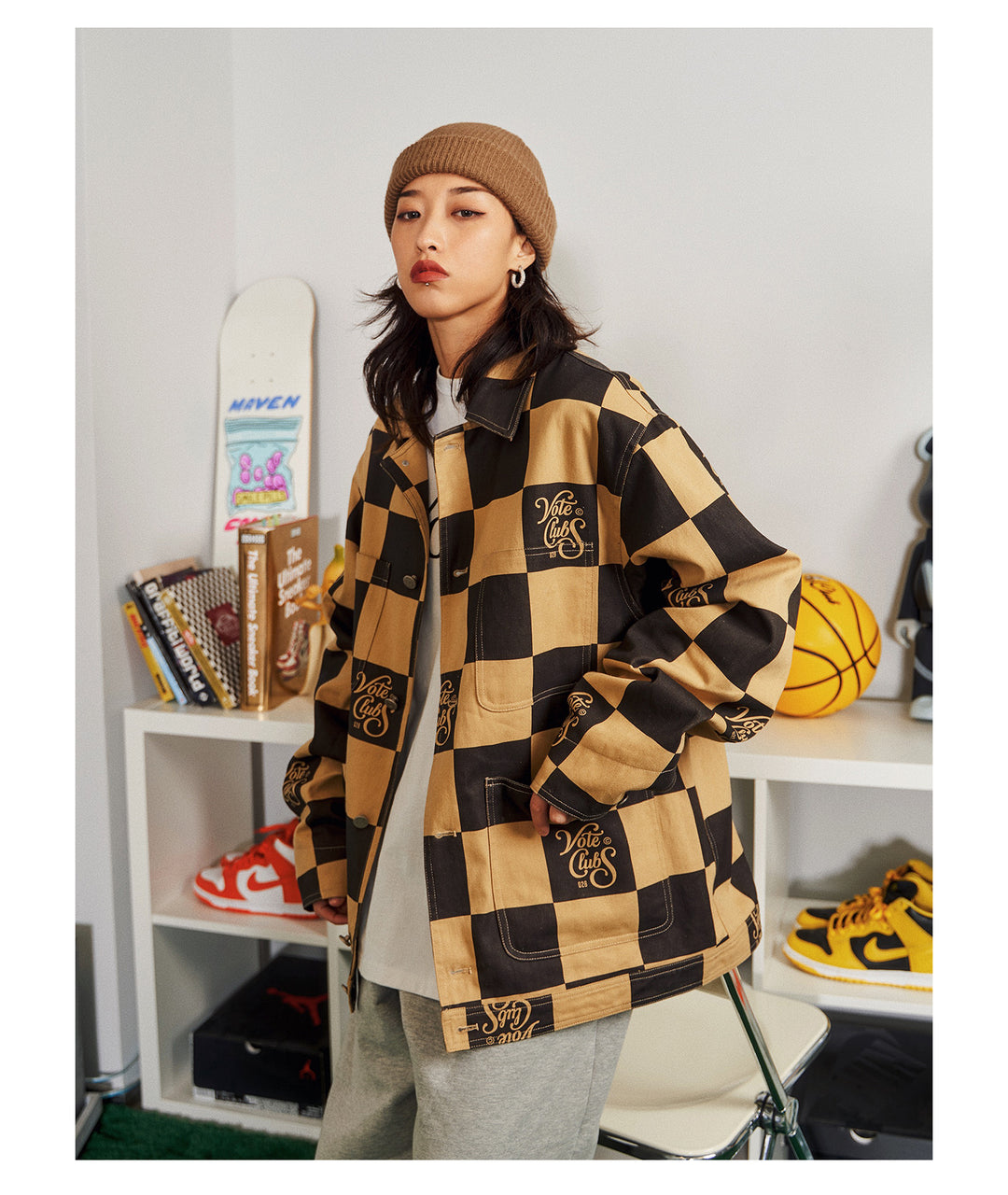 VOTE Watts Club Checkerboard Jacket