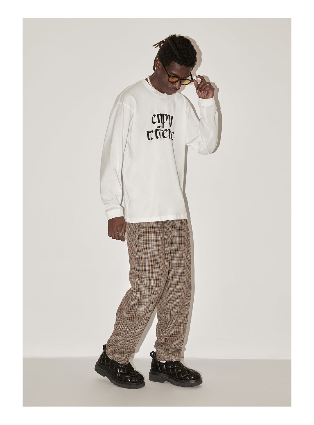 EMPTY REFERENCE Check Pattern Pants