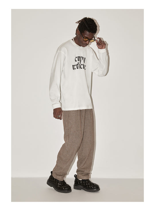 EMPTY REFERENCE Check Pattern Pants