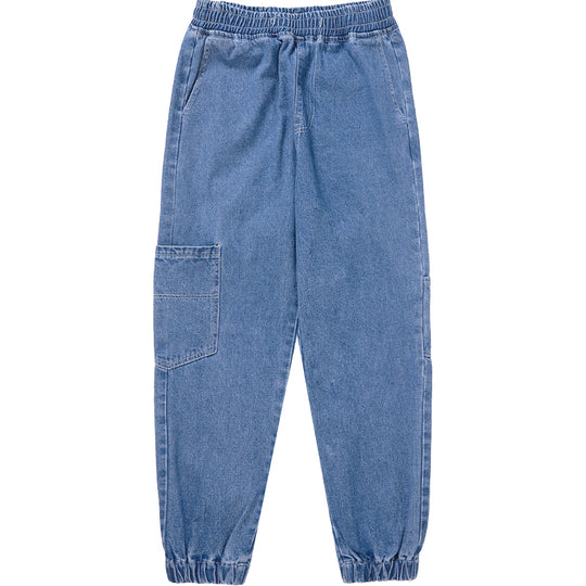Harsh and Cruel Multi Pocket Casual Denim Trousers