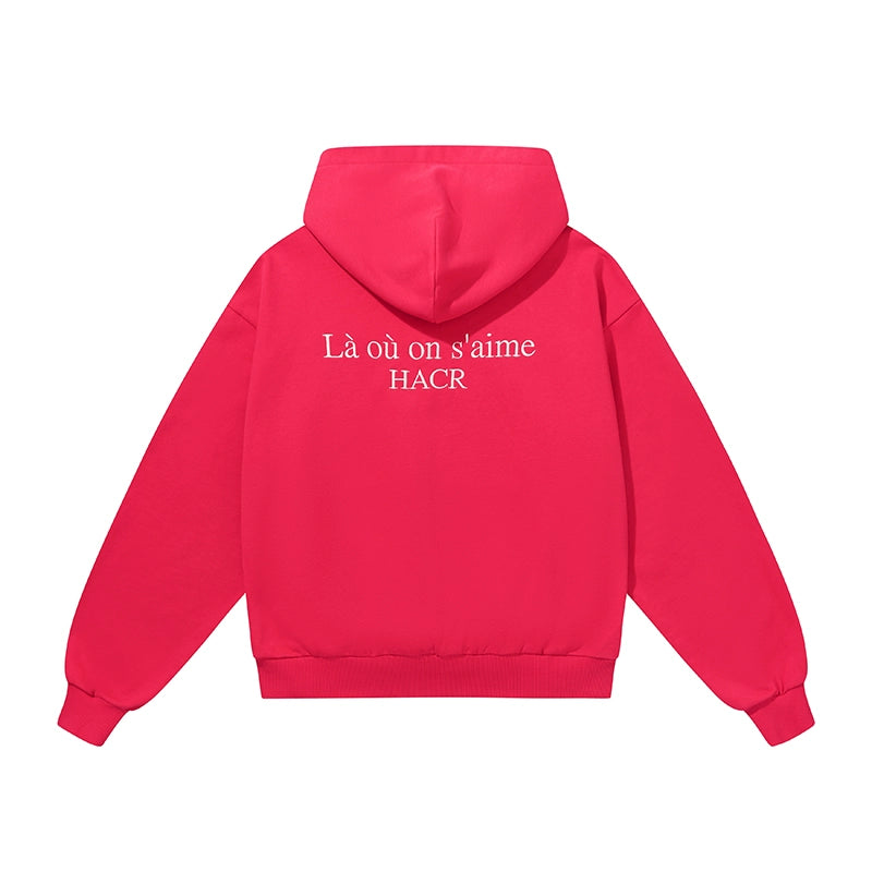 Harsh and Cruel Basic Embroidered Logo Hoodie