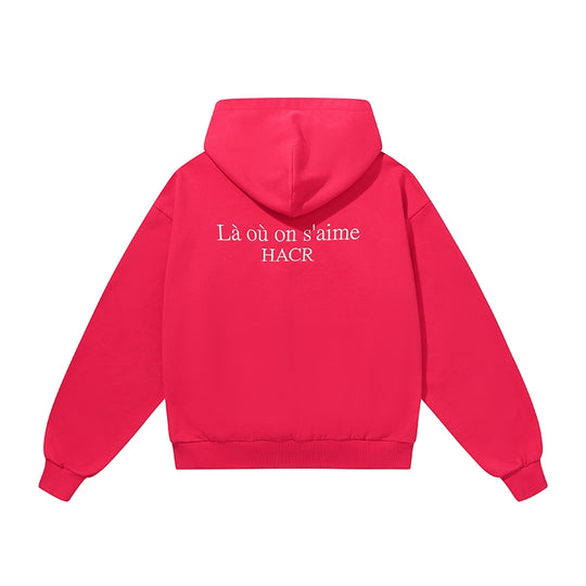 Harsh and Cruel Basic Embroidered Logo Hoodie