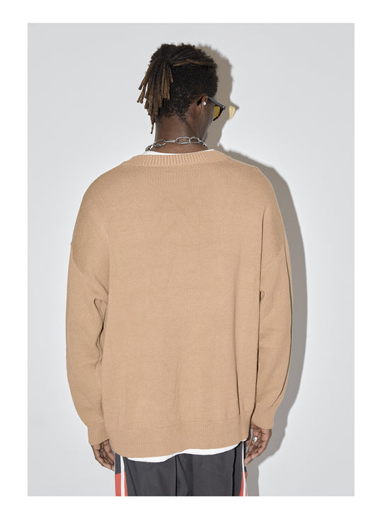 EMPTY REFERENCE Doberman Knit Sweater