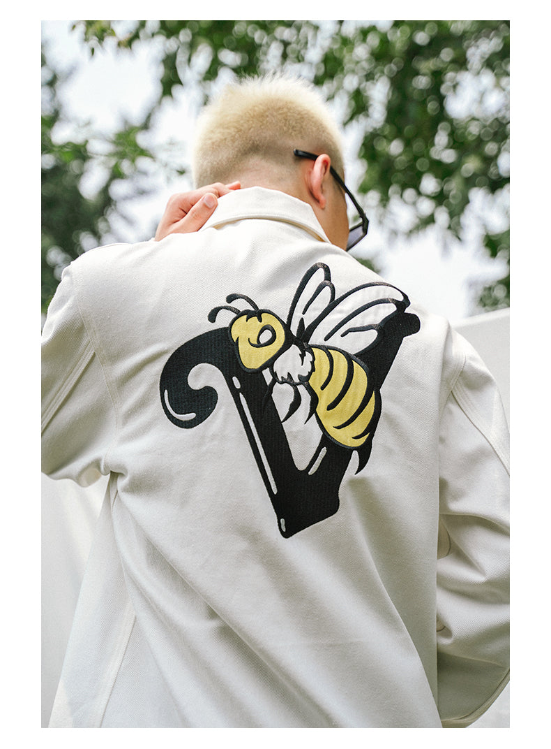 VOTE Bee Embroidered Jacket
