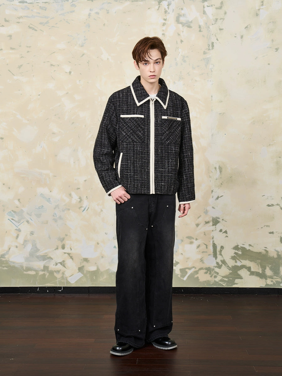 Harsh and Cruel Tweed Pockets Jacket