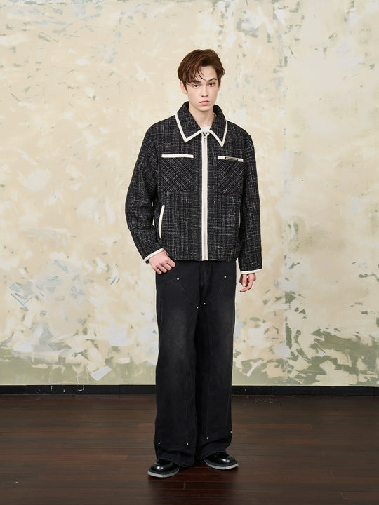 Harsh and Cruel Tweed Pockets Jacket