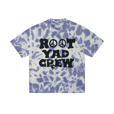 YADcrew X ROOT Tie Dye Anti War Printed Tee