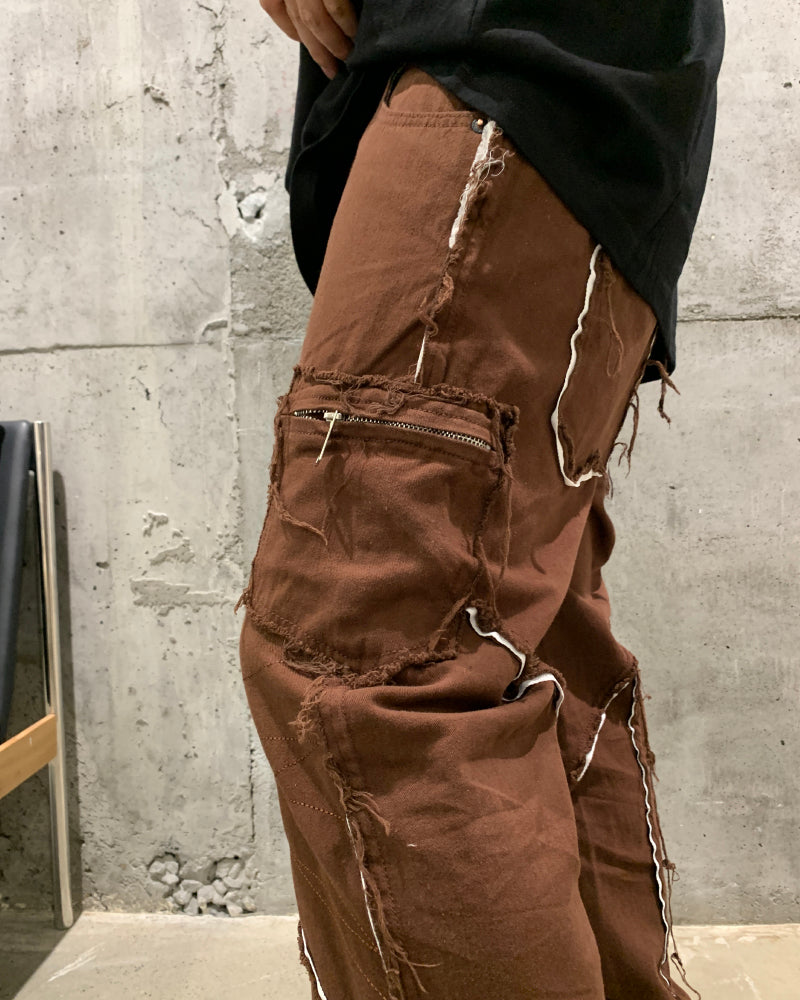 F3F Select Splicing Anti Edge Beggar Pants