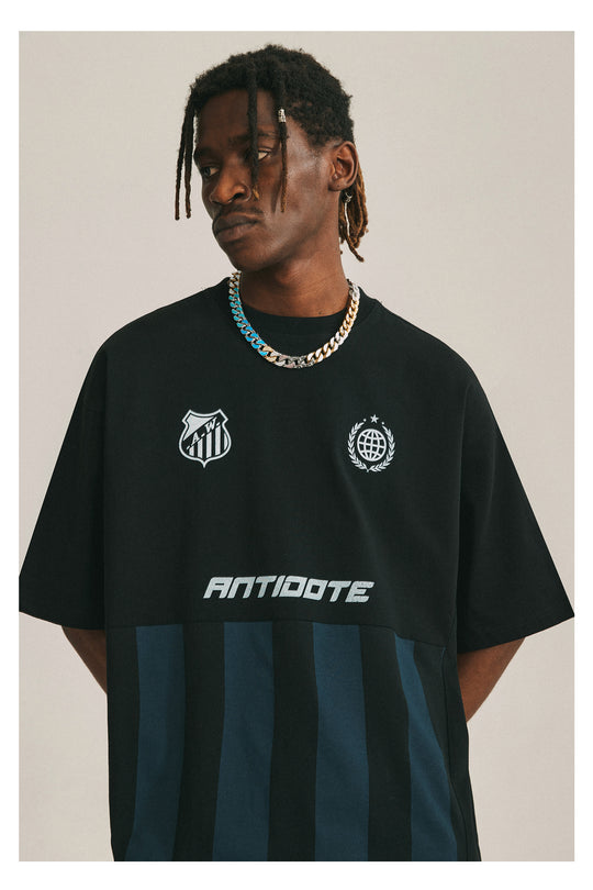 ANTIDOTE Vintage Deconstructed Patchwork Tee