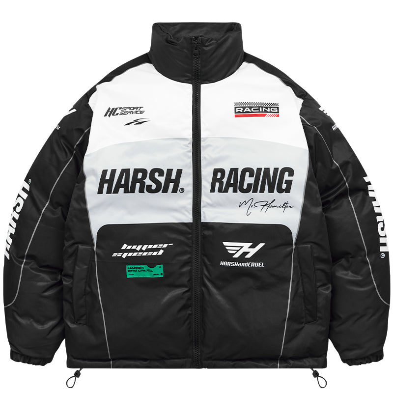 Harsh and Cruel Retro Motorcycle Racing Jacket – Face 3 Face