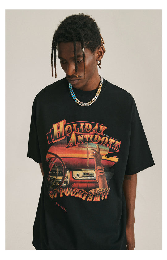 ANTIDOTE American Retro Print Tee