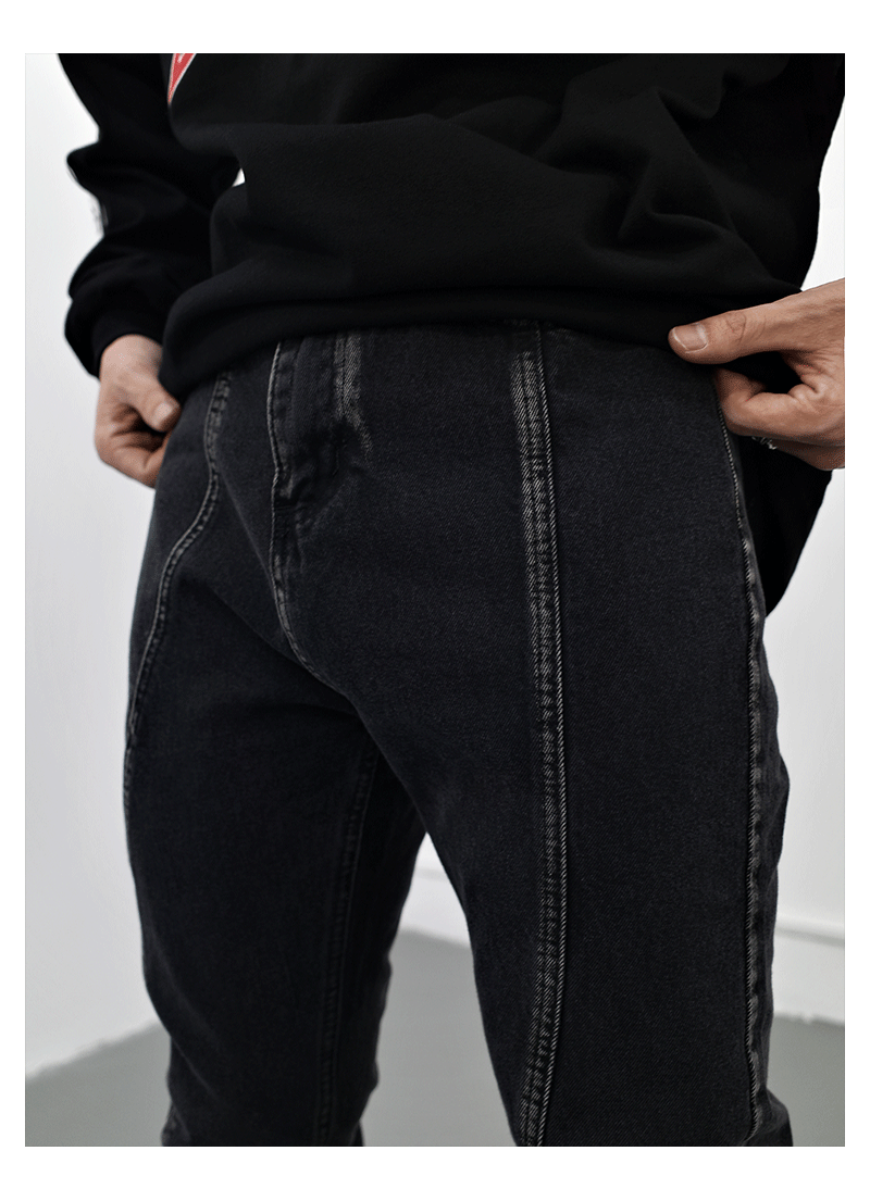 F3F Select Vintage Washed Micro Flare Denim Jeans