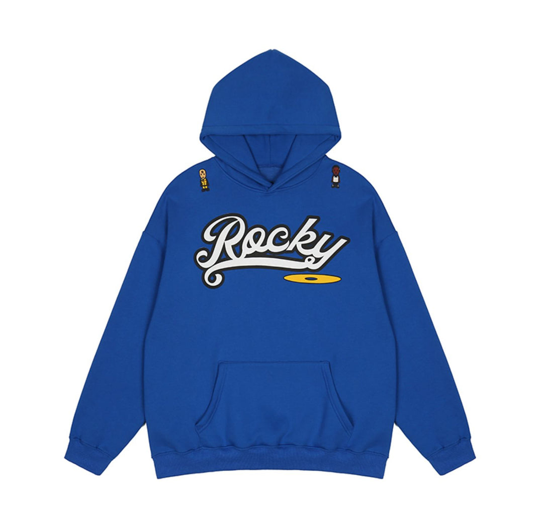 Letter Smile Printing Hoodie